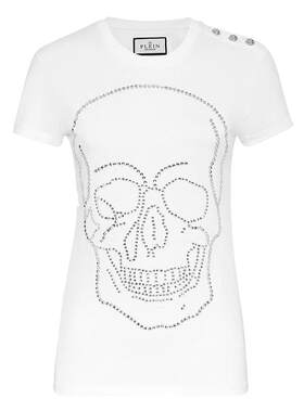 PHILIPP PLEIN 女士骷髅图案T恤