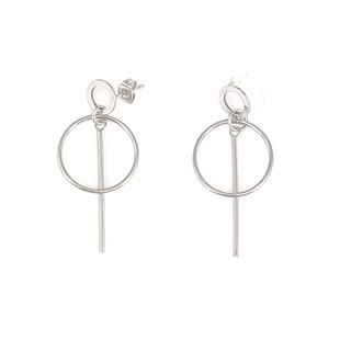 金泰亨同款圈杠耳环防弹少年团BANGBANG CON演唱会男女耳钉夹周边