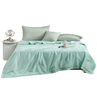 雅兰60支天丝春夏凉被可水洗冰丝夏天空调被子凉感单双人薄款夏季