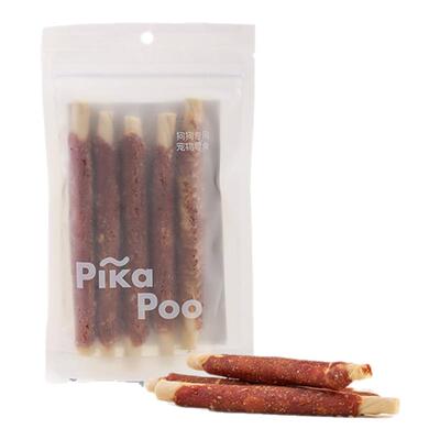 匹卡噗鸡肝泥绕牛皮狗狗磨牙棒