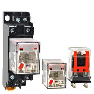 正品欧姆龙OMRON小型继电器MY4N-GS DC24V AC220V替代MY4NJ HH54P