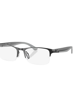 RayBan雷朋窄框长方形金属光学镜