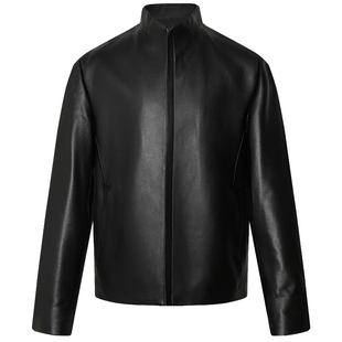 【绵羊皮】利郎官方真皮皮衣男士2025秋季商务立领男装夹克外套