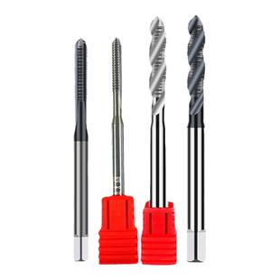 工厂直销 整体硬质合金丝锥 钨钢螺旋丝攻直槽切削丝锥淬火专用