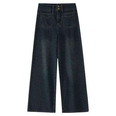 腿粗请进，超显腿直的直筒牛仔裤