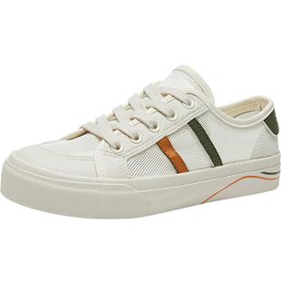 人本小白鞋女2026新款女鞋夏季薄款百搭网鞋女透气网面不闷脚板鞋