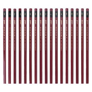 日本制uni三菱1887硬度测试铅笔6B-9H 学生写字HB素描绘图 2B考试易削不易断 字迹清晰顺序铅芯细腻17种规格