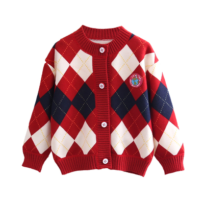 史努比男女童秋冬针织衫开衫2025新款时髦儿童宝宝毛衣小女孩外套