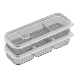 窄缝冰箱分格保鲜盒冰箱冻肉盒子冷冻食品级食物收纳盒分装盒家用