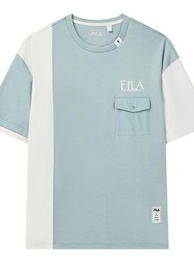 FILA x MIHARA 斐乐联名男士短袖T恤2022夏季新款时尚潮流短袖男T