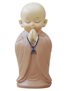 可爱治愈系小沙弥摆件