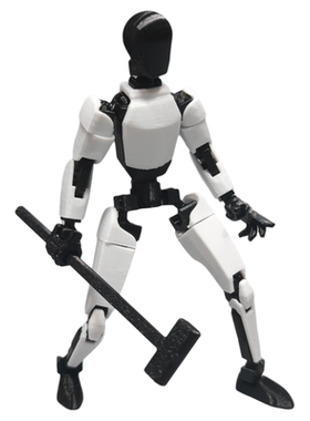 3D打印Bot摆件人形玩偶机器人