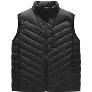 KELME卡尔美户外轻薄羽绒马甲男冬保暖立领运动跑步马夹坎肩外套