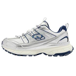 乔丹休闲鞋春季网面透气运动鞋复古跑鞋银色厚底增高老爹鞋男鞋子