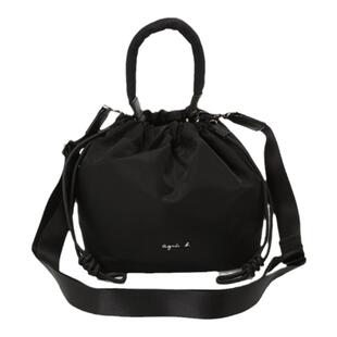 agnès b.经典系列尼龙小号斜挎包女士通勤手提单肩包