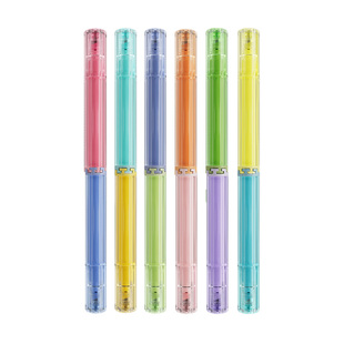 点石制笔拼插荧光笔划重点小学生随心拼双头记号笔初中生专用彩色标记笔绘画学生手帐高颜值ins风标注笔8158