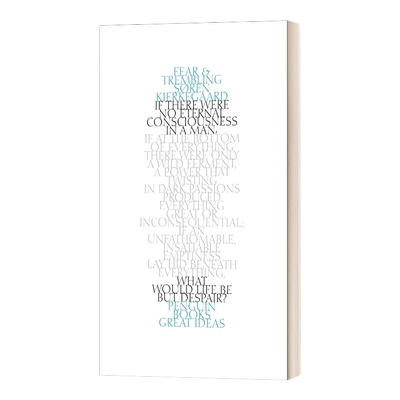 英文原版 Fear and Trembling 恐惧与战栗 索伦·克尔凯郭尔 英文版 进口英语原版书籍