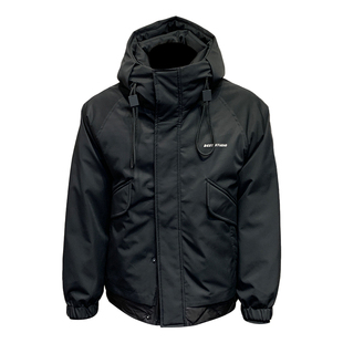 2025年冬季新款潮流休闲连帽高质感羽绒服男士保暖户外工装外套