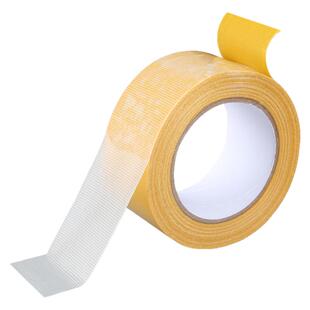 强力布基双面胶高粘度布宽双面胶带强力黄色透明网格地毯地板革拼接防水超粘不留痕墙面固定用耐高温气球墙纸