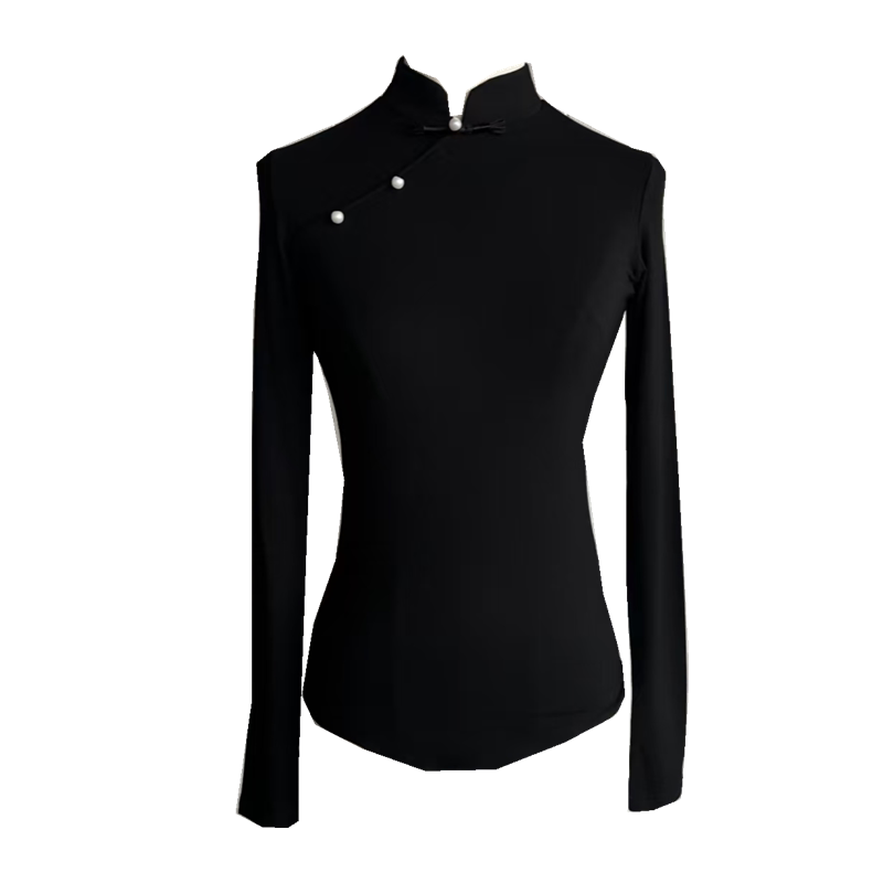 民族舞服装蒙古舞练功服女艺考藏族舞演出服套装大摆裙现代舞上衣