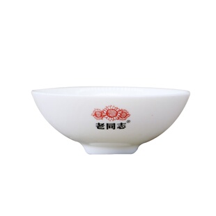 老同志官方定制瓷品茗杯功夫中国风个人主人茶杯限量款品茶精品