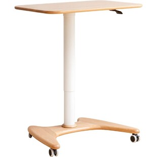 源氏木语西物实木书桌橡木床边卓家用简约升降桌小尺寸移动办公桌