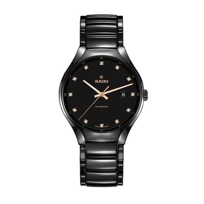【自营】RADO雷达表真系列男表陶瓷表时尚自动机械手表瑞士正品