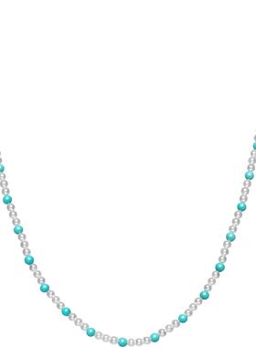 周六福饰品珍珠项链女贝珠