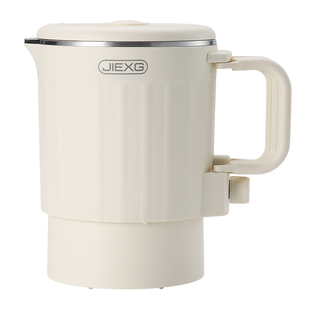 德国JIEXG全钢折叠烧水壶旅行出差便携式不锈钢电热杯酒店开水壶