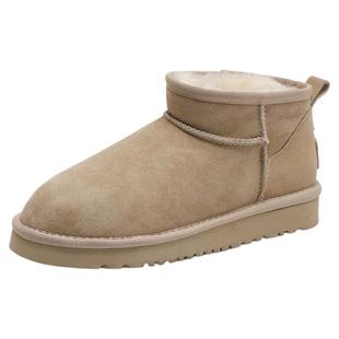 星期六羊皮毛一体加绒加厚雪地靴2025年冬季新款保暖舒适棉鞋女鞋