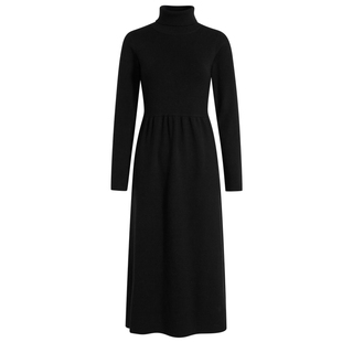 阔色红棕色马甲针织连衣裙两件套装穿搭长裙子女2025秋冬新款毛衣