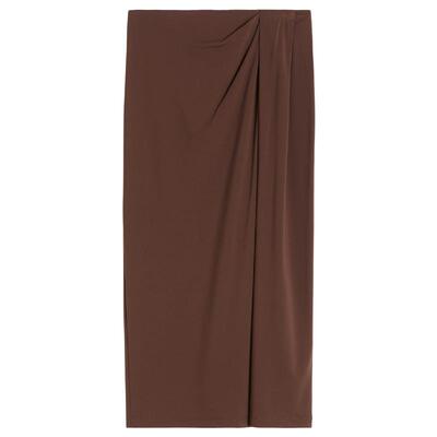 【季末甄选】Weekend MaxMara 26女装纯色褶皱半身裙5771016206