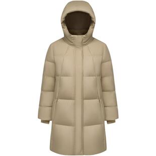 波司登2025新款羽绒服女经典都市休闲保暖加厚中长款连帽时尚百搭