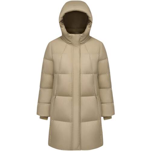 波司登新款羽绒服女经典都市休闲保暖加厚中长款连帽时尚百搭