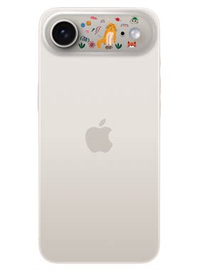 SkinAT 适用iPhone Air镜头保护膜 苹果手机 Air后置摄像头贴膜 可爱镜头贴 3M材料 遮瑕贴膜 单个透明镜头贴