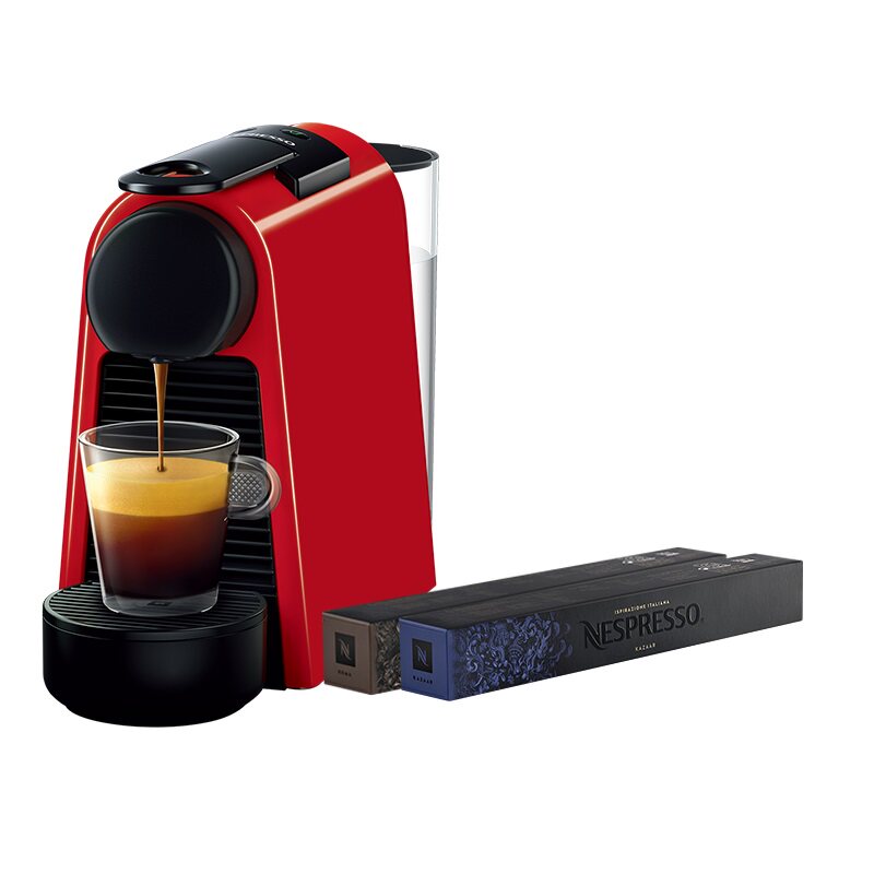 Nespresso奈斯派索全自动胶囊咖啡机组合 Essenza mini含20颗胶囊