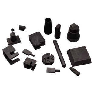 高纯石墨板棒槽圆环坩埚线轮轴套模具螺丝圆片碳片异型件加工定制