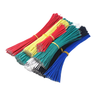 1007双头镀锡24AWG 20CM 导线电子线连接线镀锡线2468红黑并线22#