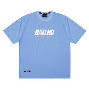 BALLHO 2022新美式篮球夏季训练薄款短袖男t恤运动透气投篮服宽松