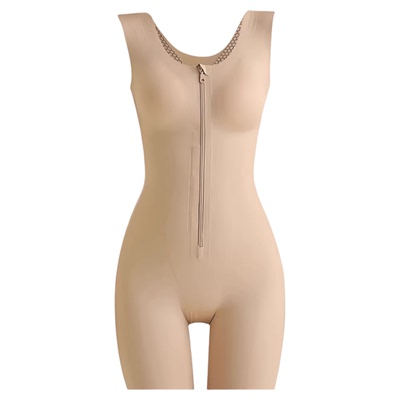 强压后脱式收腹提臀塑身衣