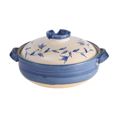 煲艺日式陶土砂锅耐高温釉下彩