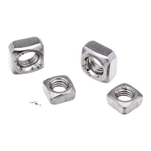 不锈钢304四方螺母正方形螺帽四方形螺母304四方薄螺母M3M4M5M6M8