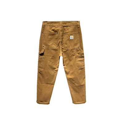 伐木工装裤子男宽松直筒美式复古重磅水洗做旧2025秋冬款休闲长裤