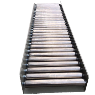 订做镀锌无动力滚筒输送线 不锈钢托辊传送机 流水线滚轴及配件