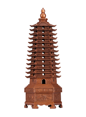纯紫铜文昌塔礼品摆件