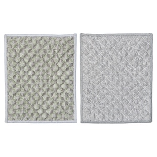 霜山银丝抹布厨房专用洗碗布双面家务清洁抛光不沾油去污百洁布