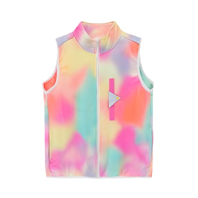 儿童摇粒绒保暖外套渐变色