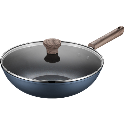 苏泊尔蓝钻不粘锅平底炒锅