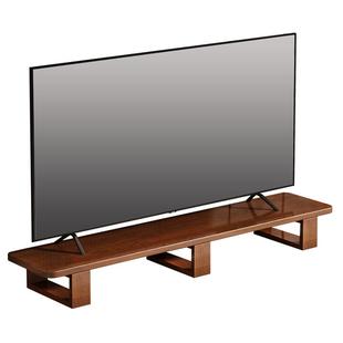 松木液晶电视机增高架实木电视柜加高架子垫高底座桌面置物架抬高