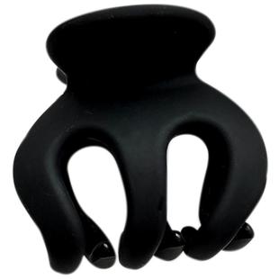 黑色章鱼南瓜高马尾头发抓夹发夹子头饰发卡子女鲨鱼夹刘海大中小